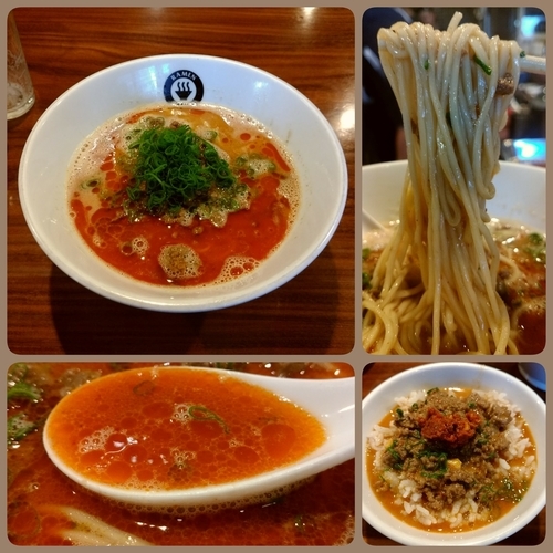 「【限定】担々麺＋ミニ辛肉玉＋ご飯」@RAMEN GOTTSUの写真