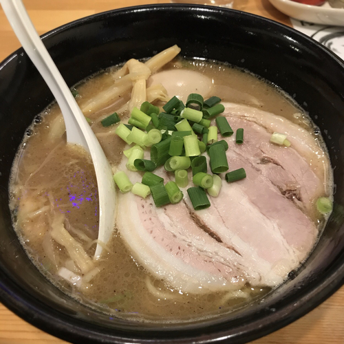 「鶏白湯×煮干しラーメン」@麺堂HOMEの写真
