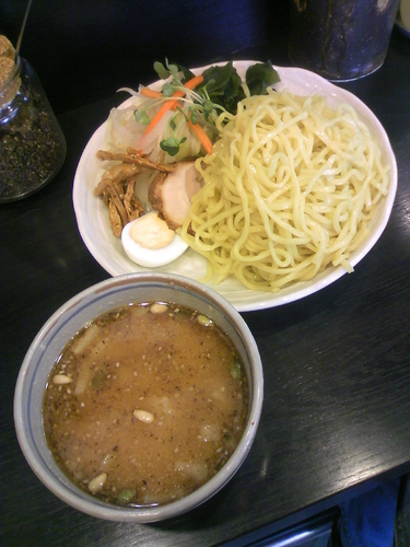 「つけ麵８５０円」@味噌一 大原店の写真