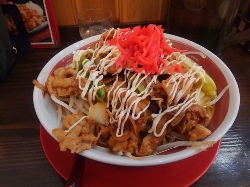 「焼肉パンチヌードル(肉ダブル)」@ラッキー食堂まとや 千曲店の写真