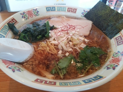 「中華そば、コッテリ」@らぁめん 赤星の写真