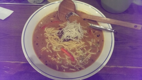 「辛辛麺、特盛」@豚骨らーめん 越後屋の写真
