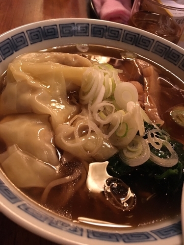 「わんたん麺 ８００円」@ラーメンかずやの写真