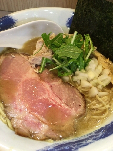 「濃厚塩ラーメン ７５０円」@麺屋 扇 SENの写真