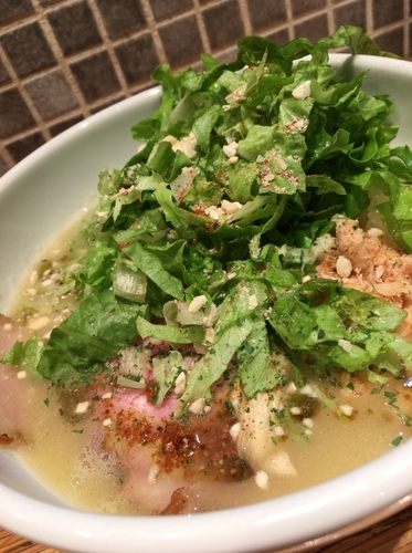 「鶏そば 鶏×きのこ ８００円」@NOODLE STOCK 鶴おかの写真