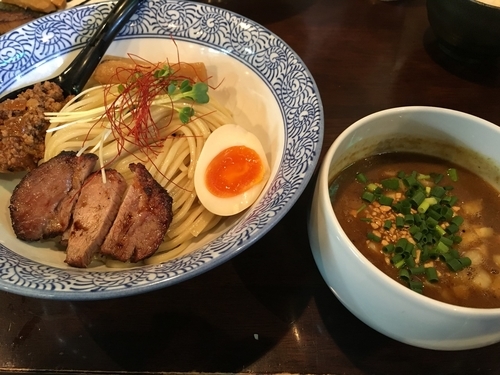 「カレーつけ麺（並）＋半ライス」@麺処 ほん田 nijiの写真