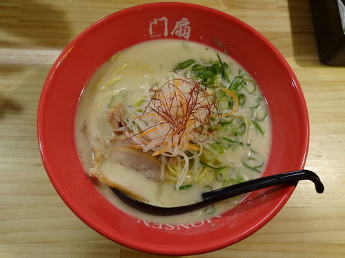 「酒粕らーめん」@鶏がらラーメン 門扇 伏水酒蔵店の写真