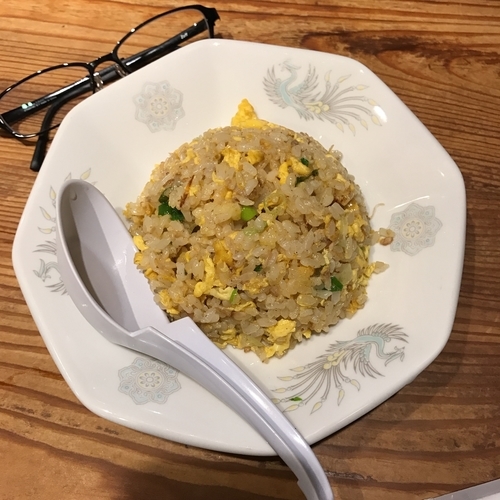 「焼飯（セット）」@ますたに 京都駅ビル拉麺小路店の写真