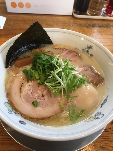 「鶏塩そば+一楽のせ」@中華そば 一楽の写真