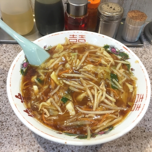 「もやしラーメン」@ラーメン王 後楽本舗の写真