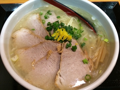 「【2016.12.15限定】濃縮魚貝塩soba ¥850」@味噌麺処 花道庵の写真