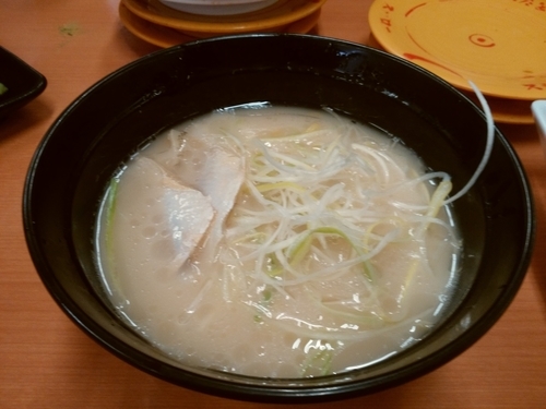 「鰤白湯ラーメン」@スシロー 川越店の写真