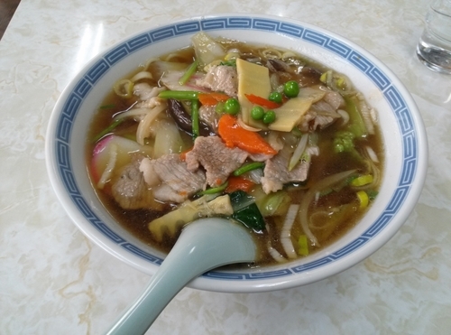 「肉そば」@大和家 本店の写真