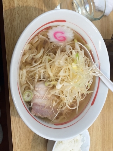 「Aセットねぎ醤油ラーメン」@手打ちらーめん なりやの写真