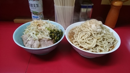 「大・ピリ辛にらだれ(ヤサイアブラ)￥８４０」@ラーメン二郎 中山駅前店の写真