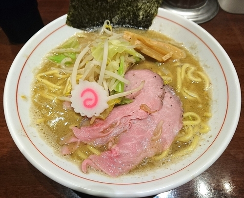 「煮干しそば　味噌　炊き込みご飯」@煮干中華そば 鈴蘭 新宿店の写真