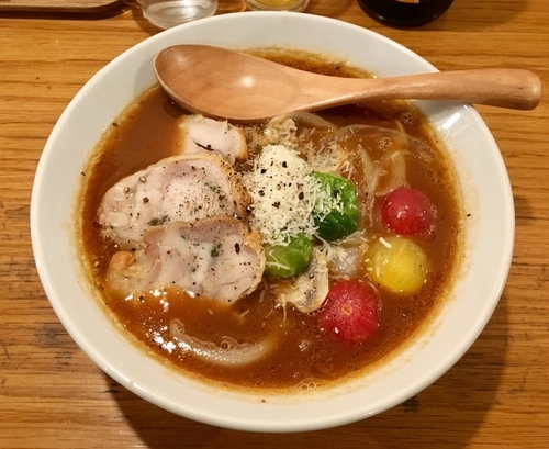 「デミポタ【季節限定】 900円」@鶏ポタラーメン THANK 大門店の写真