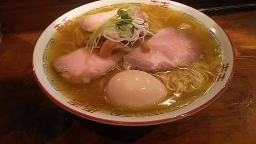 「味玉煮干しそば880円＋大盛り150円=1030円」@中華そば しば田の写真