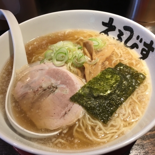 「醤油ラーメン中盛 730+50」@えるびす 西口店の写真