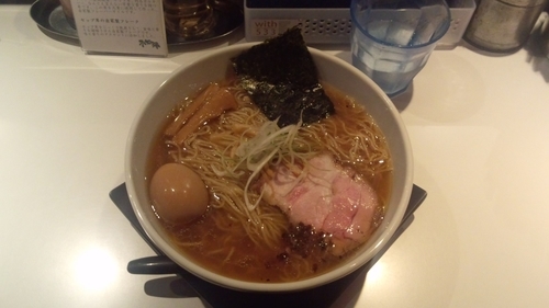 「味玉そば（醤油）大盛」@SOBAHOUSE金色不如帰の写真