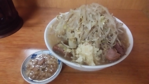 「ラーメン（ヤサイニンニクアブラ)」@ラーメン もみじ屋の写真