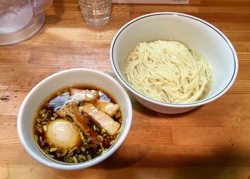 「醤油つけ汁850円」@麺屋 彩香の写真