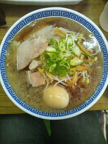 「ラーメン（味玉トッピング）」@中華そば 大河の写真