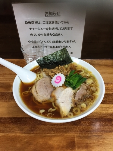 「醤油ラーメン+チャーシュー丼」@オランダ軒の写真