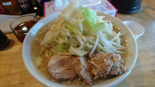 「豚そば750円+煮豚100円」@麺や  ふる川の写真