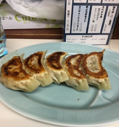 「餃子」@ラーメン大地 宮野木店の写真