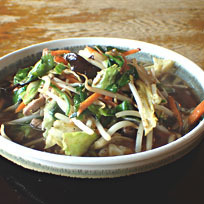 「野菜ラーメン600円＋野菜マシ50円＋チャーハン550円」@正太楼の写真