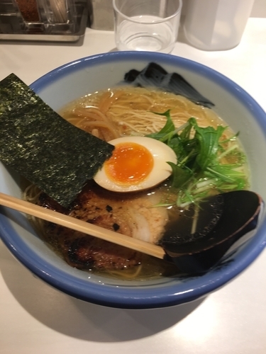 「塩ラーメン880円(淡麗)」@AFURI 新宿ルミネの写真