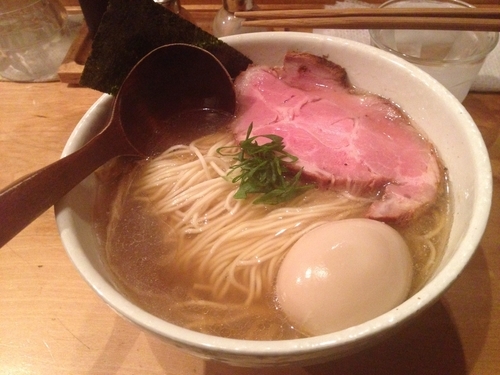 「味玉そば」@中華蕎麦 蘭鋳の写真