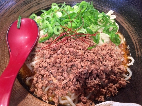 「白辛口」@広島汁なし担々麺 山椒家の写真