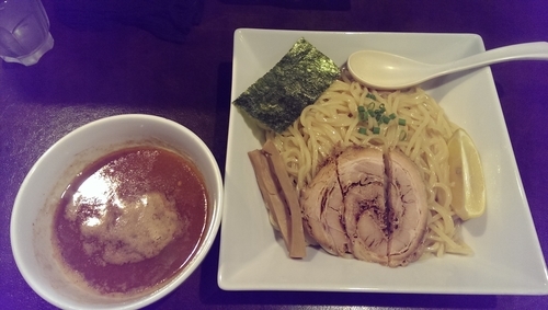 「じゅーしーつけ麺、大盛」@麺者 服部の写真