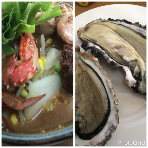 「活殻牡蠣味噌蕎麦」@MENYA 食い味の道有楽の写真