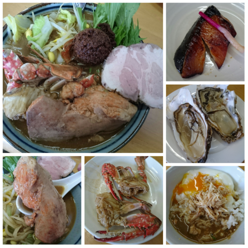 「【師走の一杯】活殻牡蠣味噌蕎麦（C）店主にお任せ」@MENYA 食い味の道有楽の写真