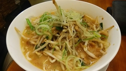 「豚バラもやし味噌ラーメン!」@ラーメン餃子 なか屋の写真