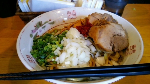 「限定Ａ（牛脂そば）」@ファットンの写真