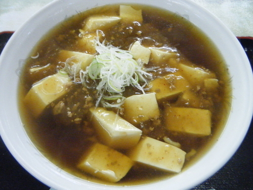 「マーボー豆腐ラーメン 660円」@二本松バイパスドライブインの写真