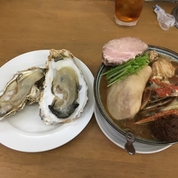 活 殻牡蠣味噌蕎麦