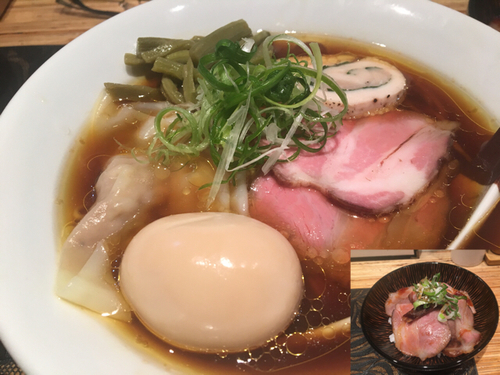 「醤ソバ900円、イベリコチャーシュー丼500円」@Noodle Lounge～醤～Hishioの写真