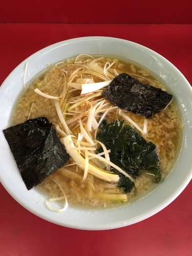 「ネギラーメン(味濃い目、脂多め)」@もっちゃんラーメンの写真