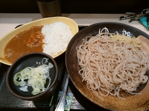 「ミニカレーセット」@ゆで太郎 入間宮寺店の写真