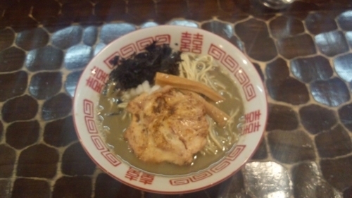 「【限定】濃厚煮干そば」@特級鶏蕎麦 龍介の写真