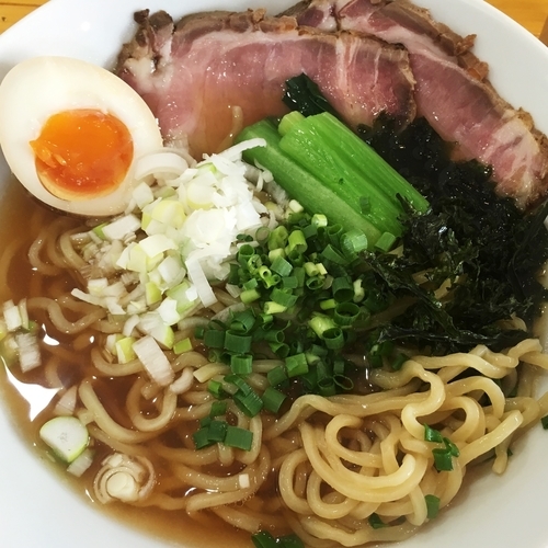 「焼きガラ醤油汁そば（大盛）」@汁そば といろの写真