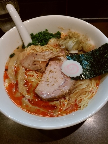 「【限定】和風酸辣湯麺＋和え玉＋辛味ダレ」@おおぜき中華そば店の写真