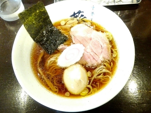 「中華そば＋味玉」@中華そば 葵の写真