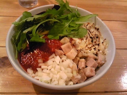 「シーフードトマト」@活龍まぜそば専門 天地の写真