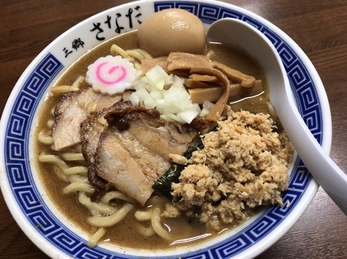 「特製中華そば」@つけめん さなだの写真